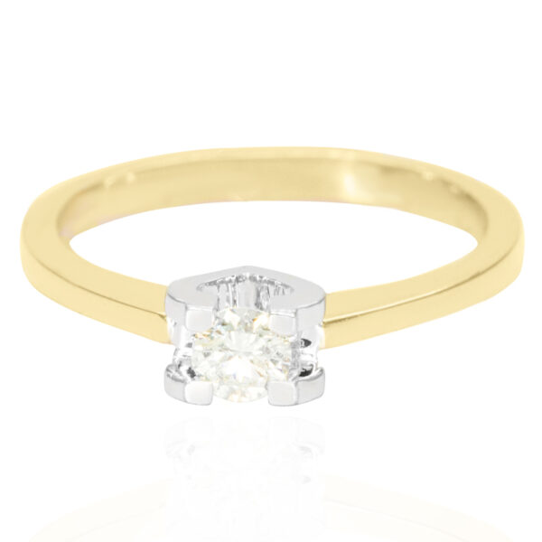 Диамантен пръстен Yellow Diamond