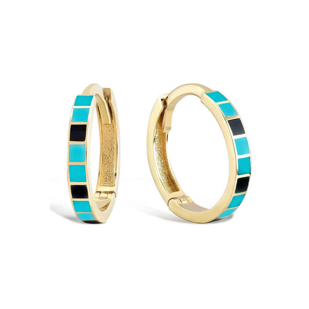 малки златни халки Megan