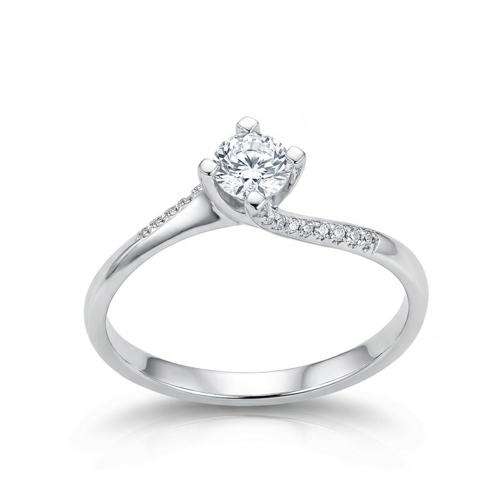 Диамантен годежен пръстен Ashley