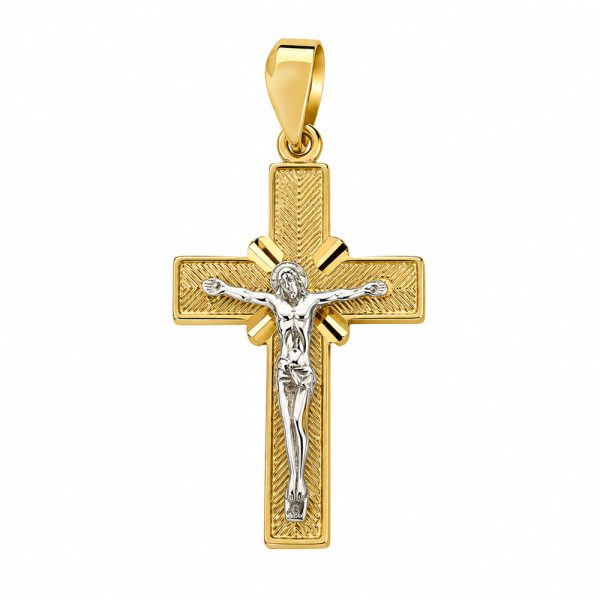 Златен кръст с разпятие DIVINE GLORY