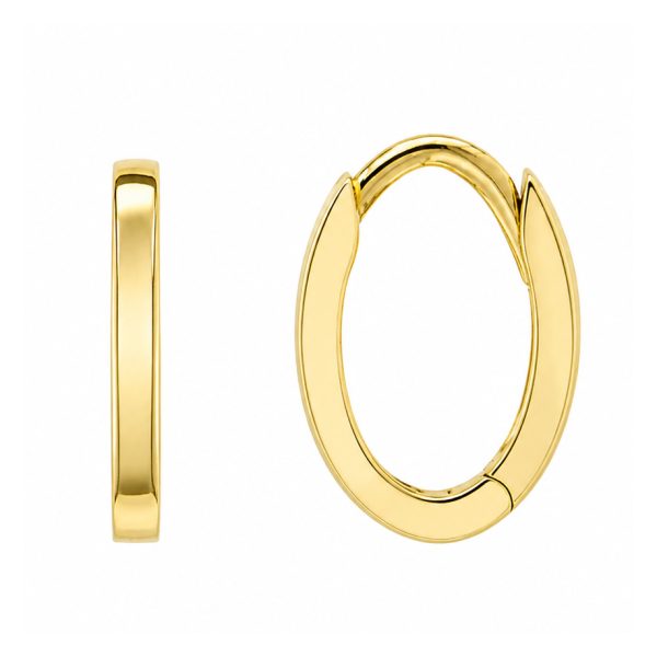 Златни халки обеци Classic Hoops – класически модел
