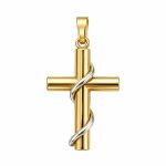 Двуцветен златен кръст ETERNAL UNITY