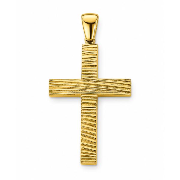 Златен кръст Classic Faith 14К жълто злато
