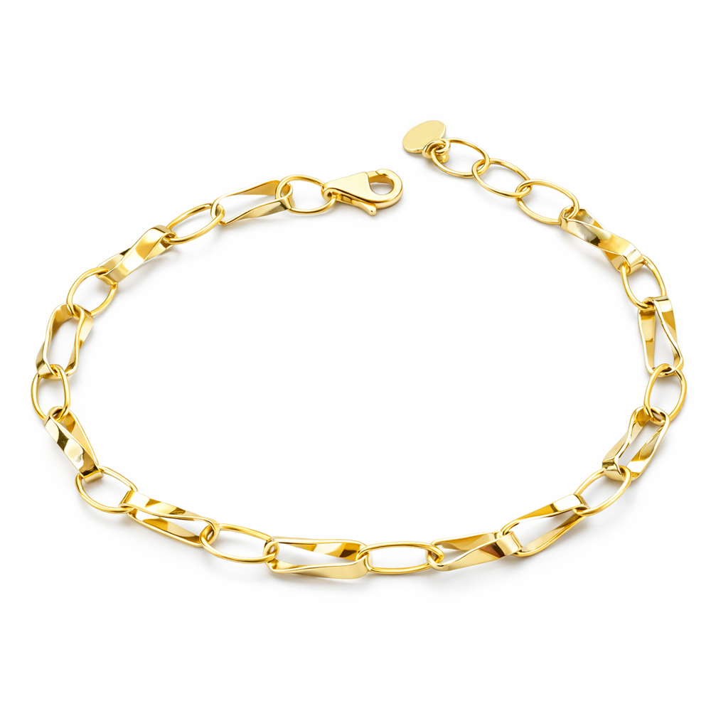 Дамска златна гривна VALENZA 14К | Модерна верижна гривна