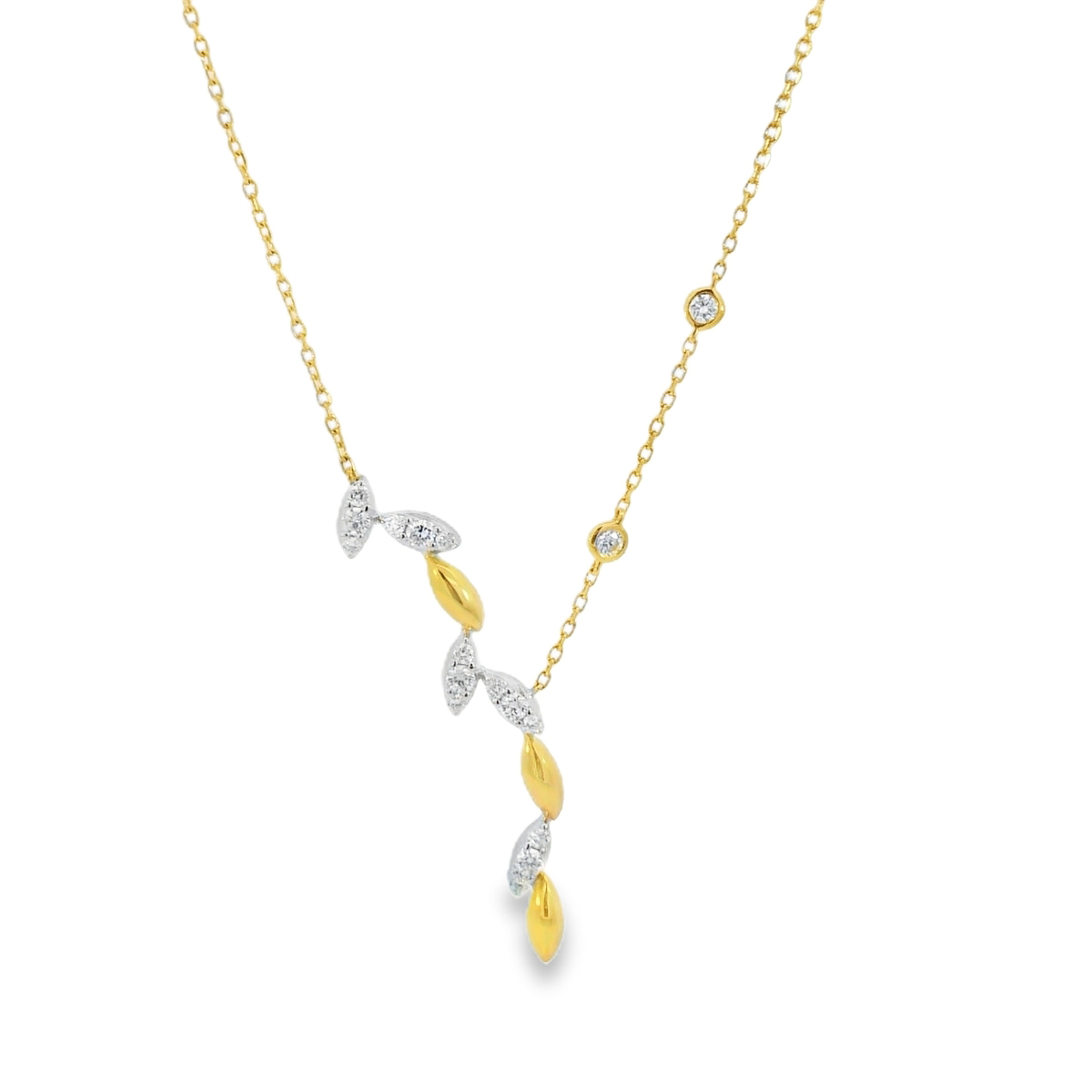 Диамантено колие тип чокър с диаманти Jasmine