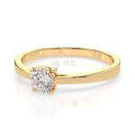Годежен пръстен с диамант Aveline Solitaire