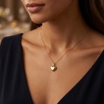 Златна висулка сърце Golden Heart