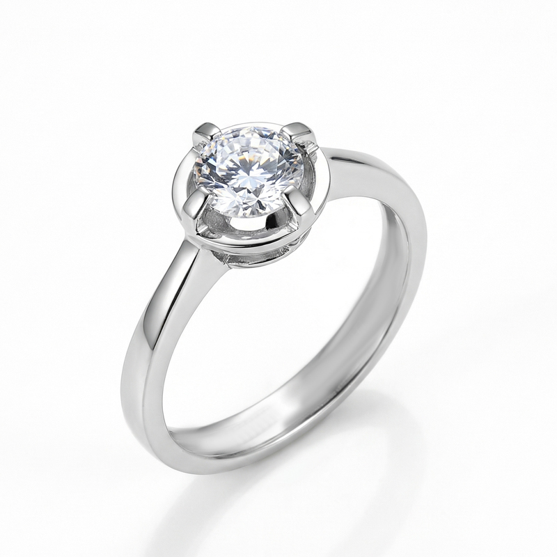 Годежен пръстен бяло злато YANA M