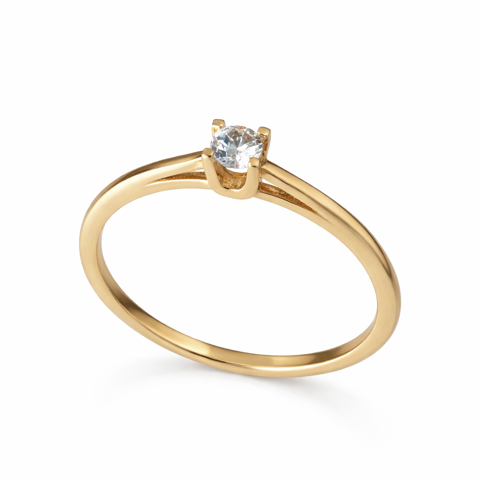 Годежен пръстен жълто злато ALIS 3