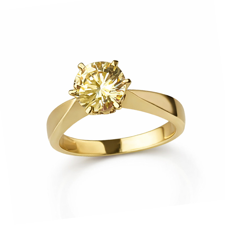 Годежен пръстен жълто злато GABRIELL Yellow