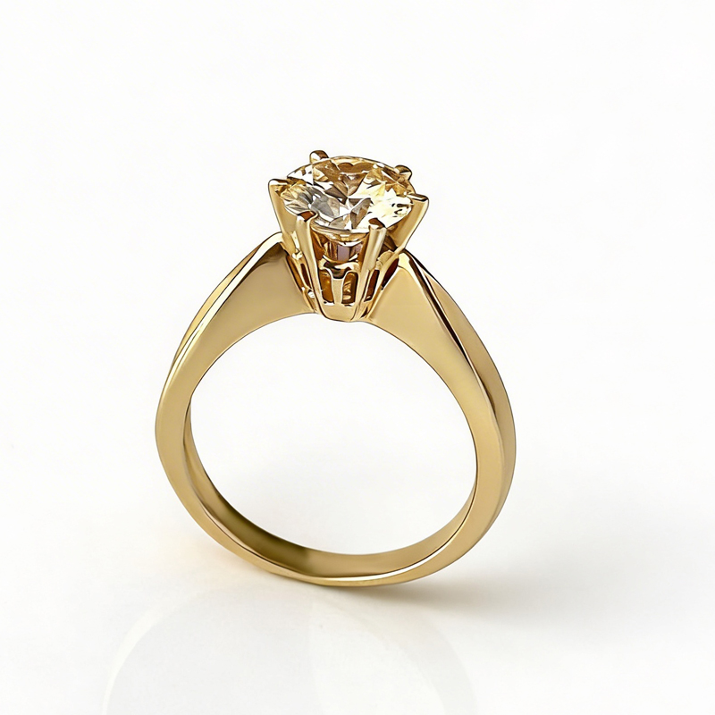 Годежен пръстен жълто злато GABRIELL Yellow