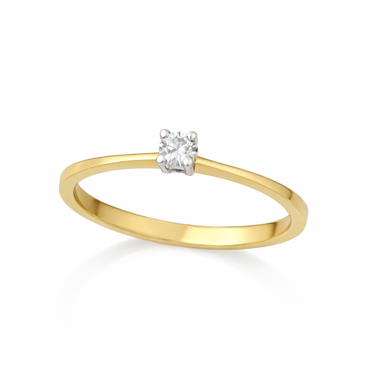 Годежен пръстен жълто злато IVA