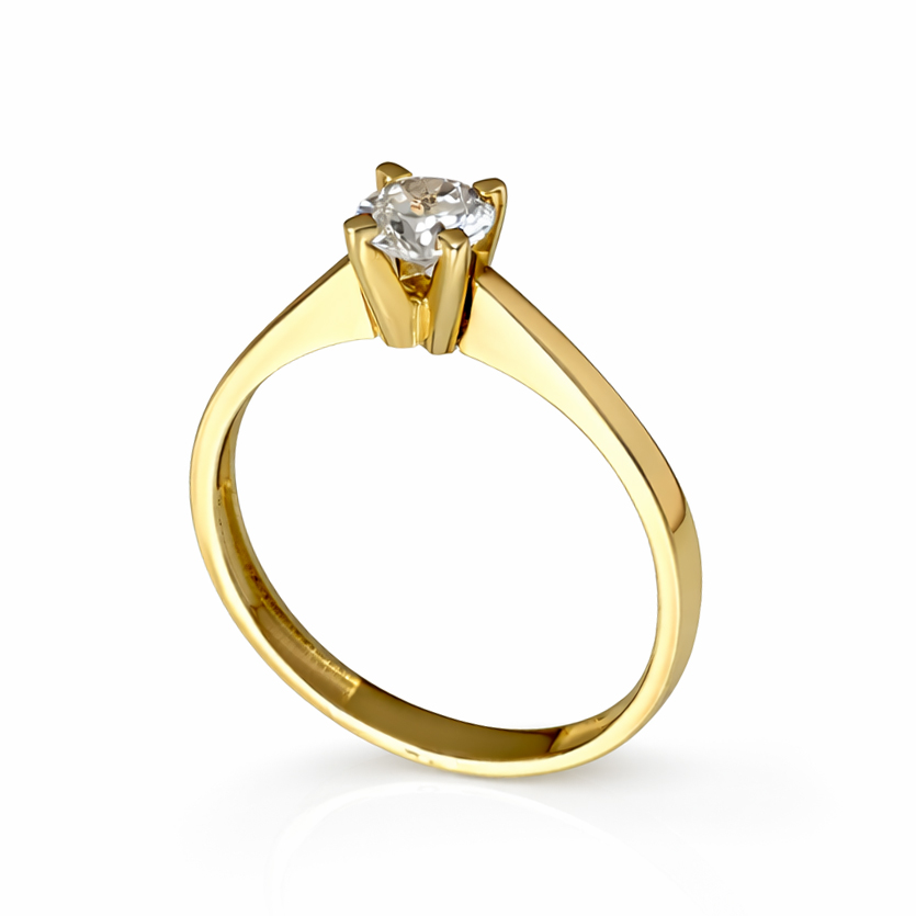 Годежен пръстен жълто злато KAREN