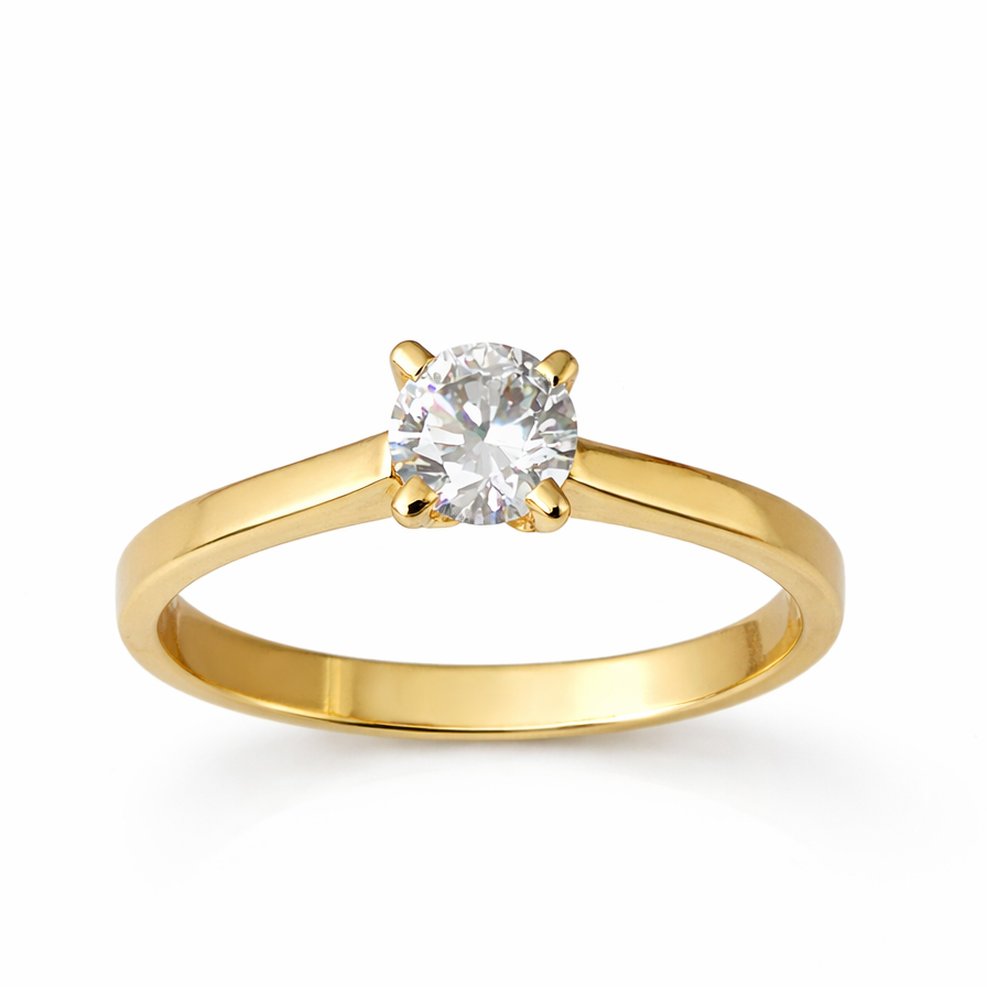 Годежен пръстен жълто злато KAREN