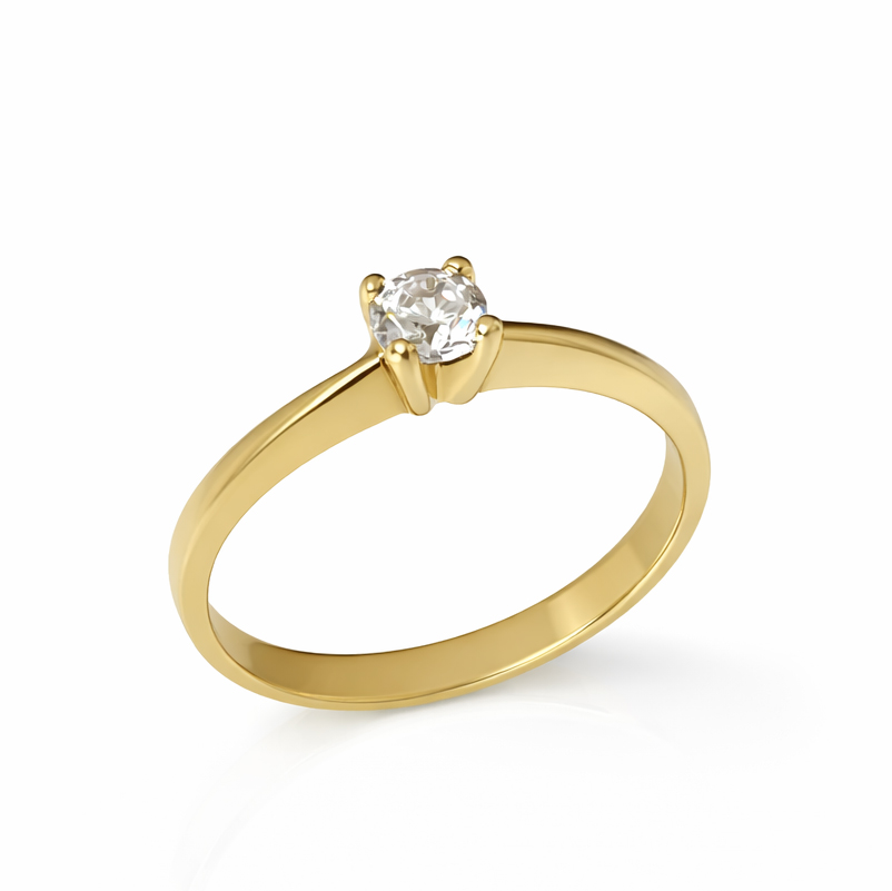 Годежен пръстен жълто злато KLARA