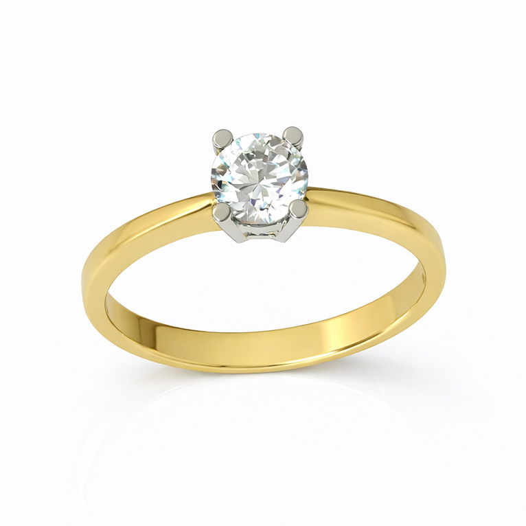 Годежен пръстен жълто злато LILIA