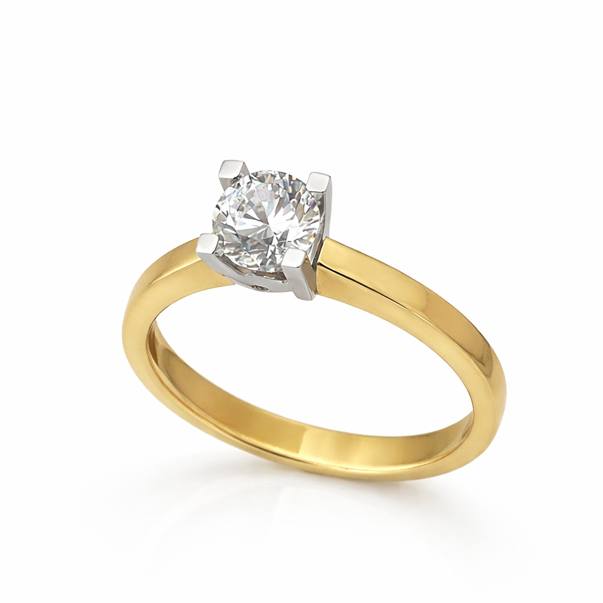 Годежен пръстен жълто злато MERY