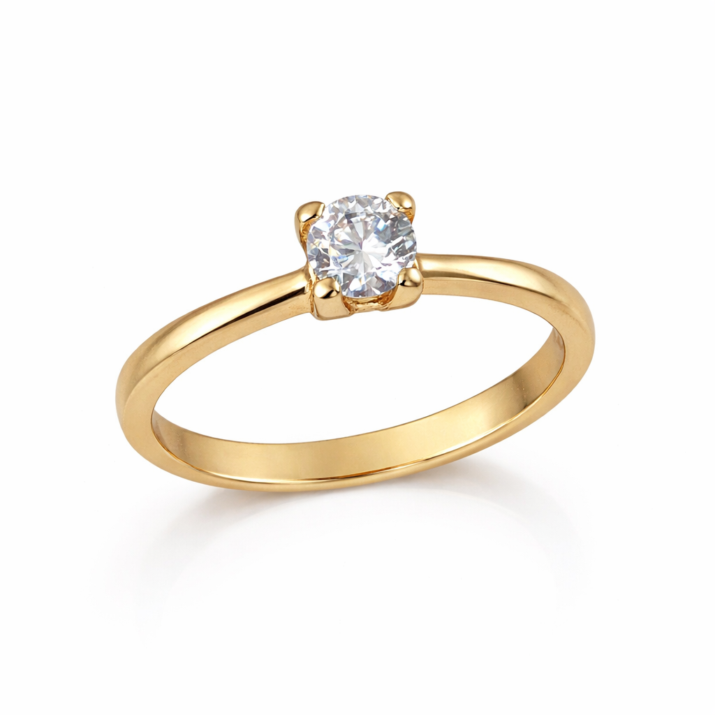 Годежен пръстен жълто злато NIKOL