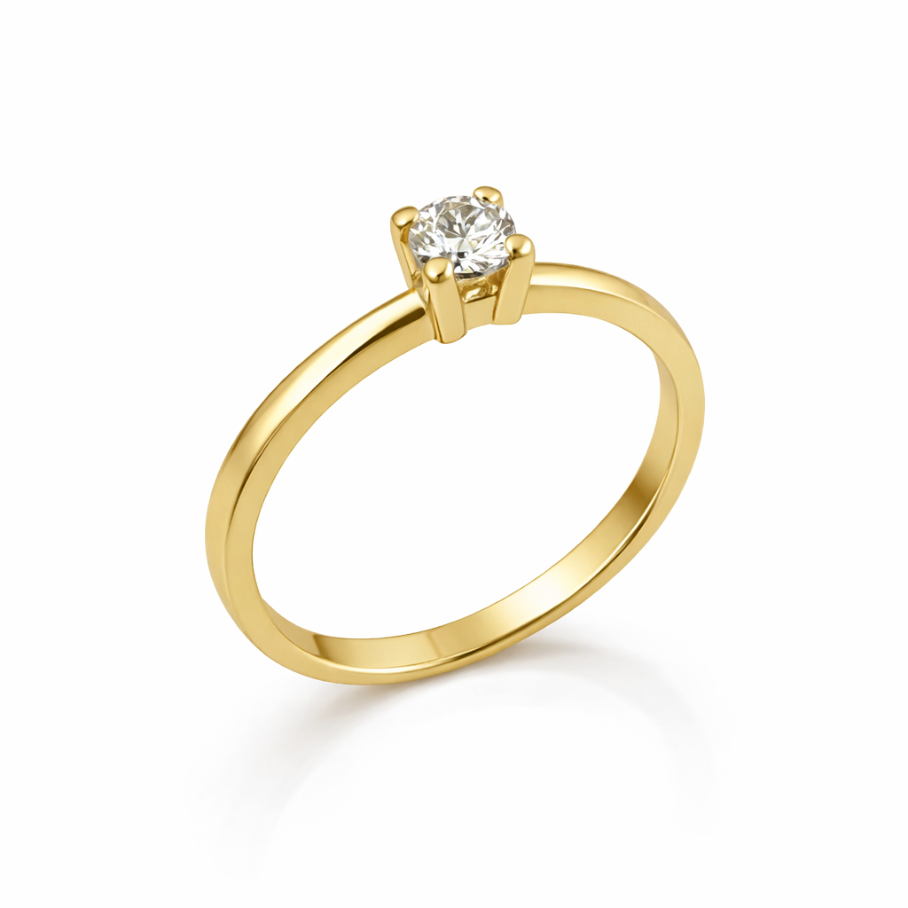 Годежен пръстен жълто злато NIKOL