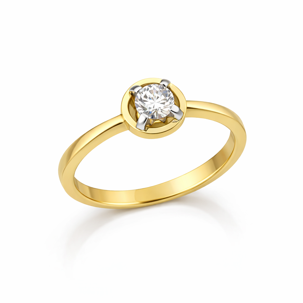 Годежен пръстен жълто злато RALICA