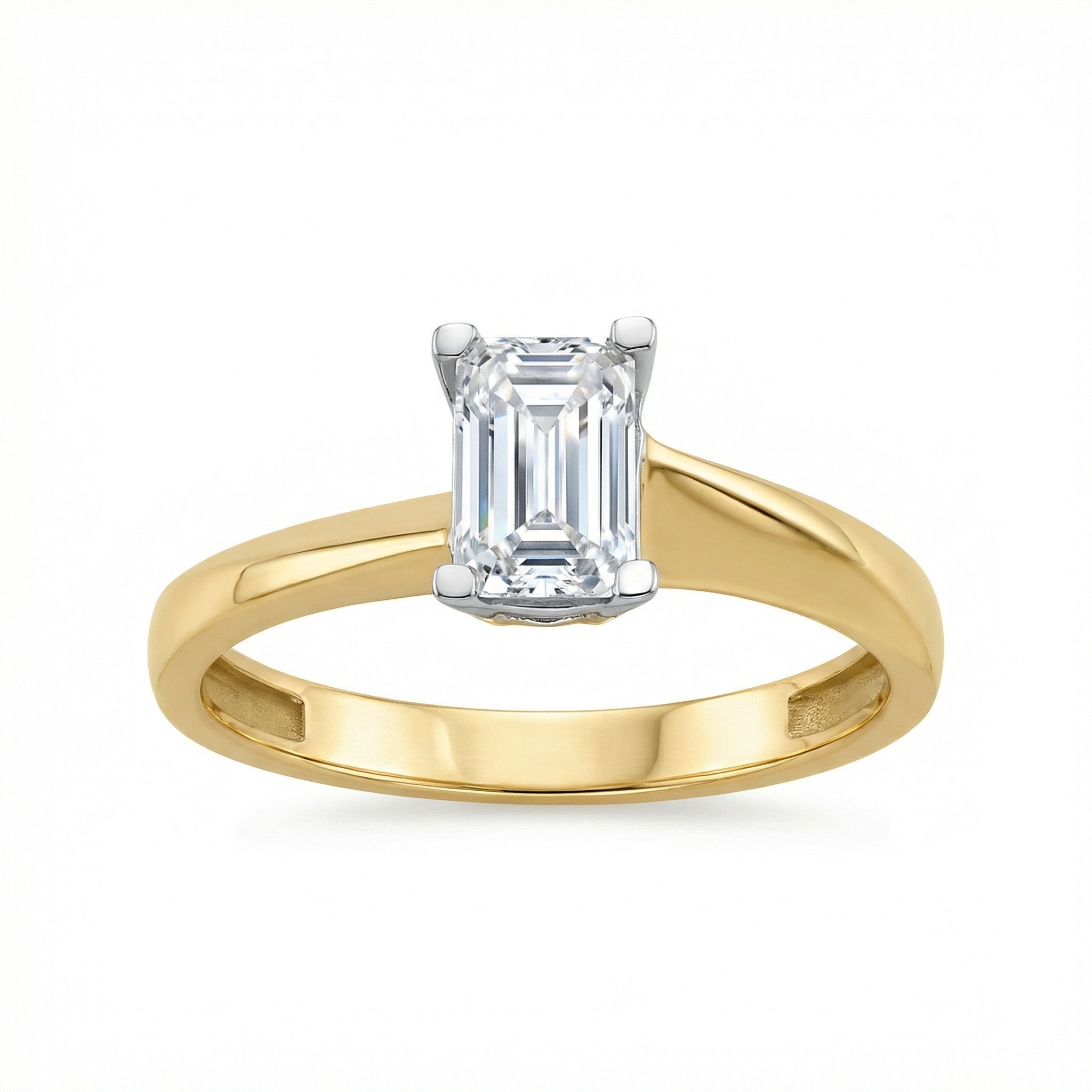 Годежен пръстен с правоъгален камък NIA