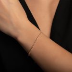 Гривна розово злато с камъни ROSÉLIA SPARK