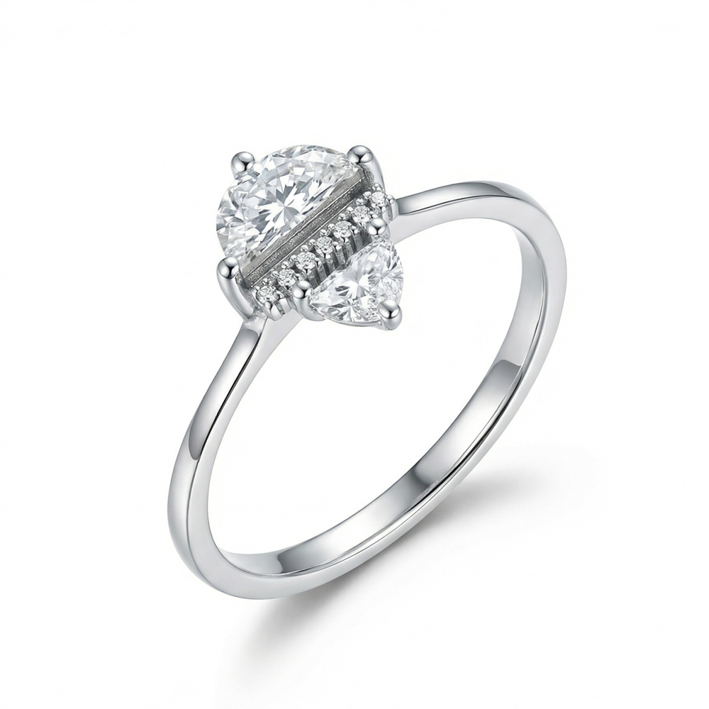 Диамантен пръстен жяло злато JESIKA