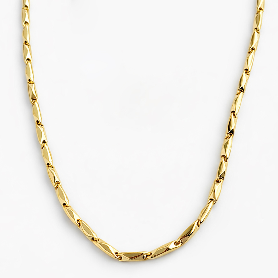 Мъжки златен синжир от жълто злато Mateo