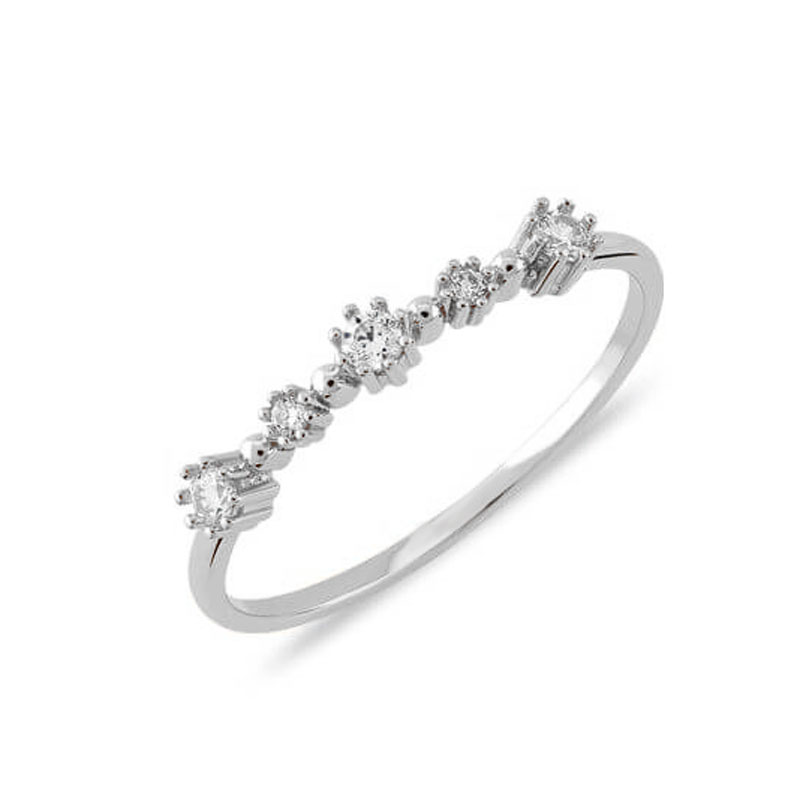 Пръстен бяло злато GIGI