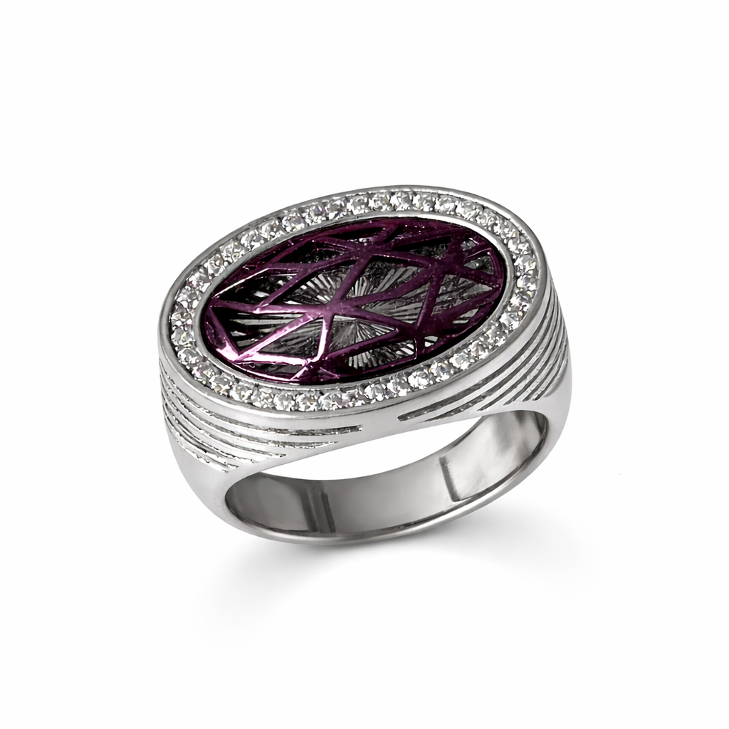 Пръстен бяло злато PAtricia