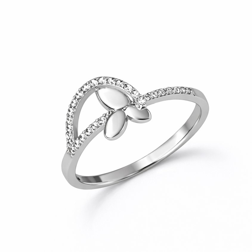 Пръстен бяло злато Patricia