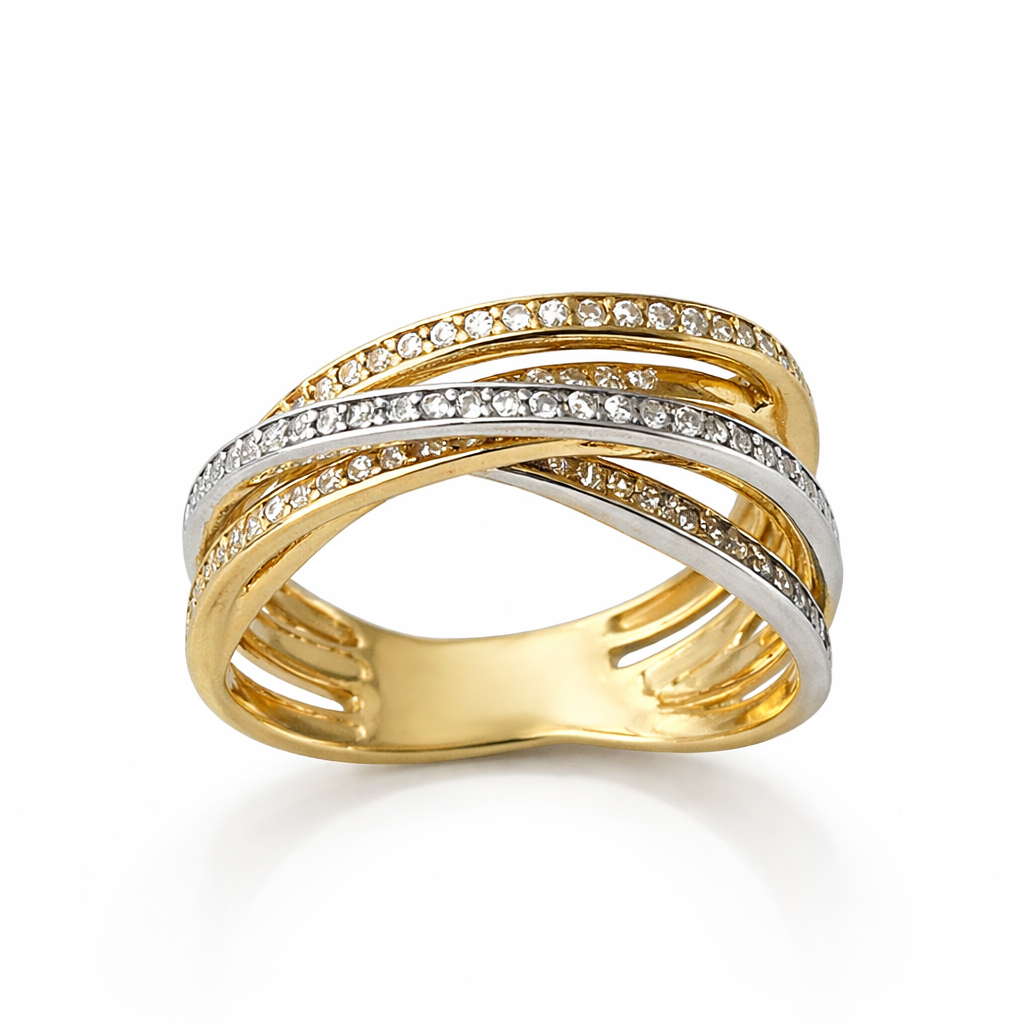 Пръстен жълто злато Gloria