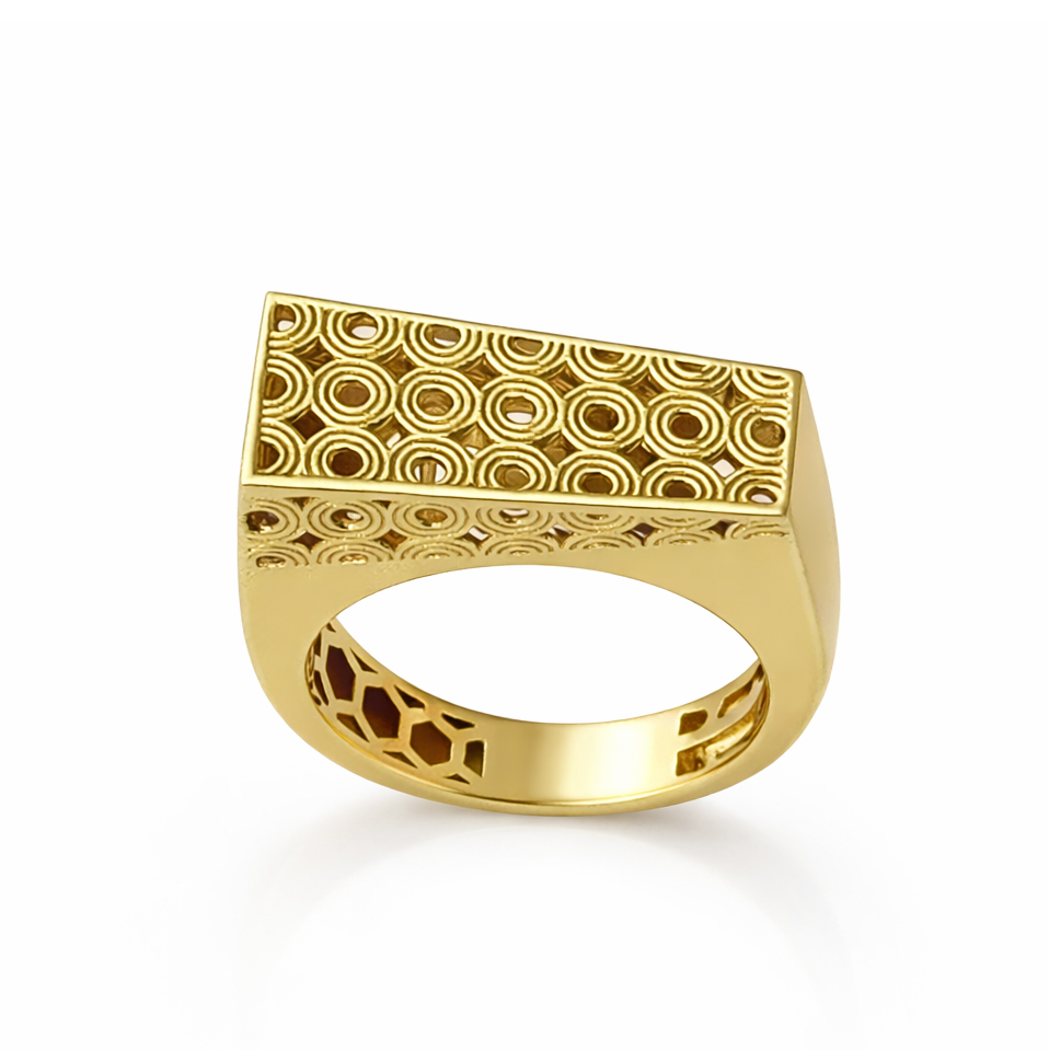 Пръстен жълто злато KARI