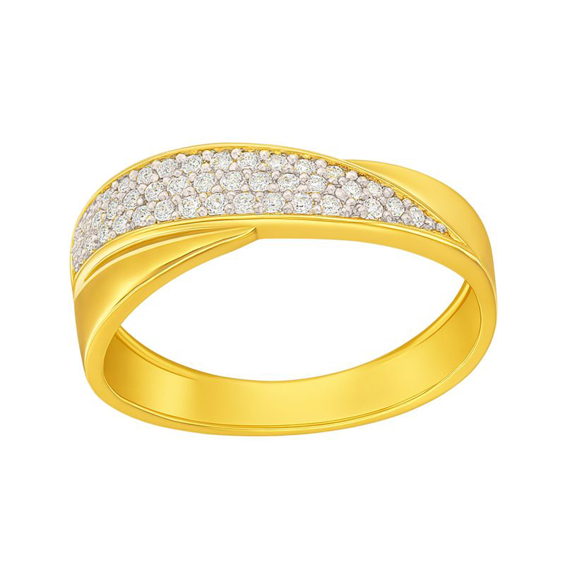 Пръстен тип халка Selena с акмъни циркон