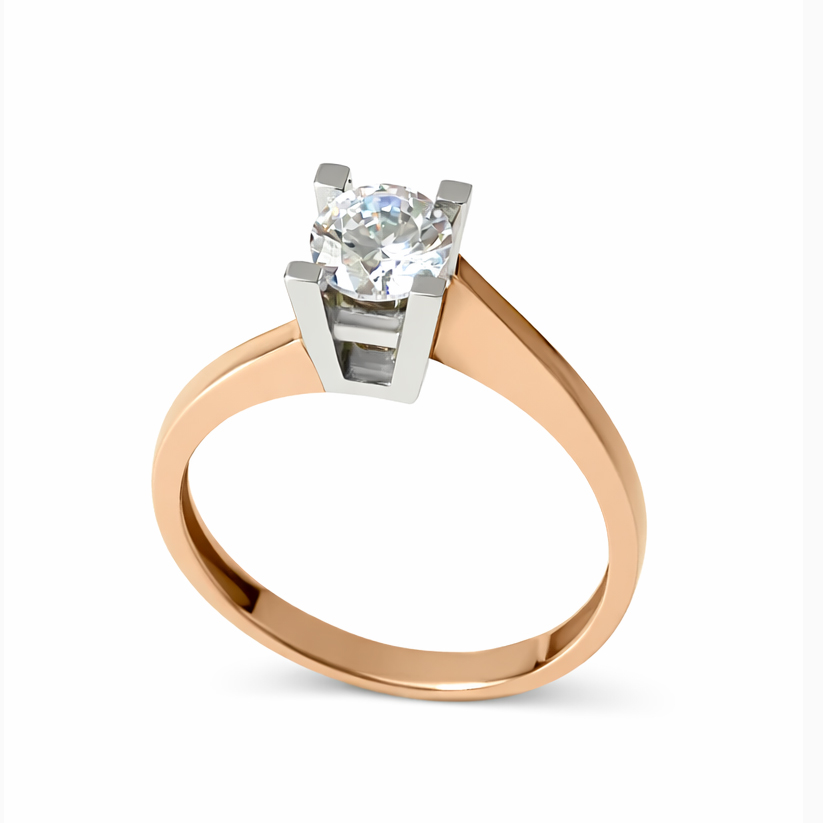 Годежен пръстен розово злато DANI