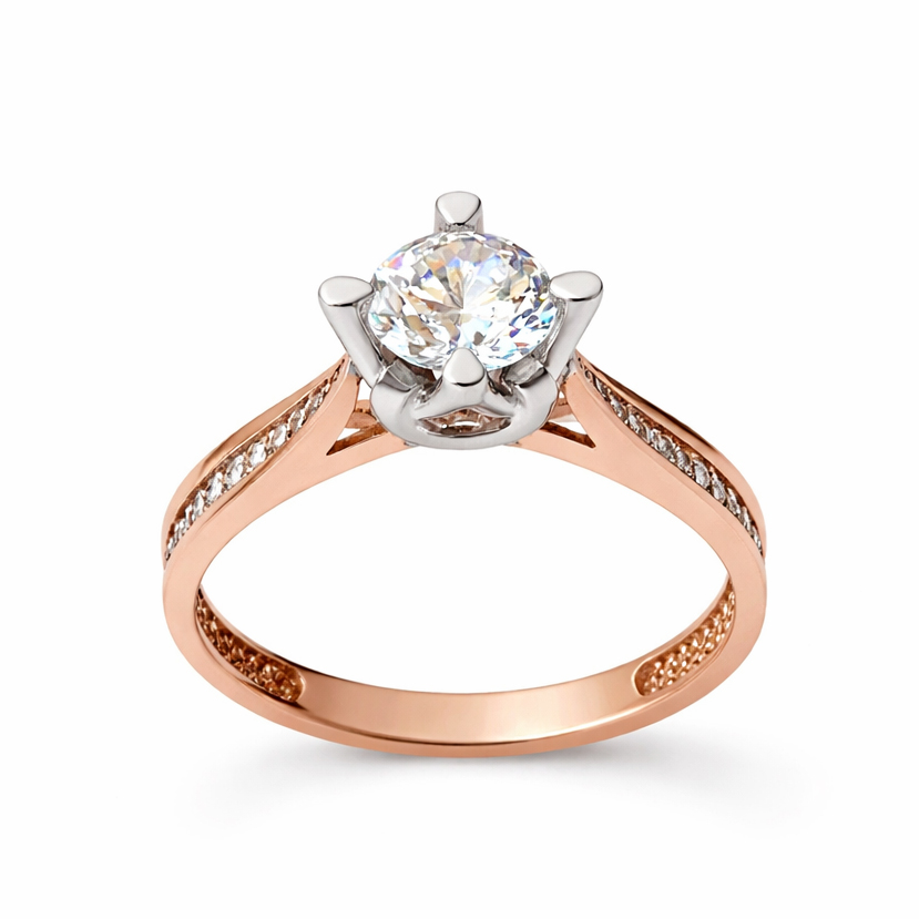 Годежен пръстен розово злато TARITA