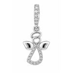 Златна висулка Ангел Pure Angel – бяло злато с циркони