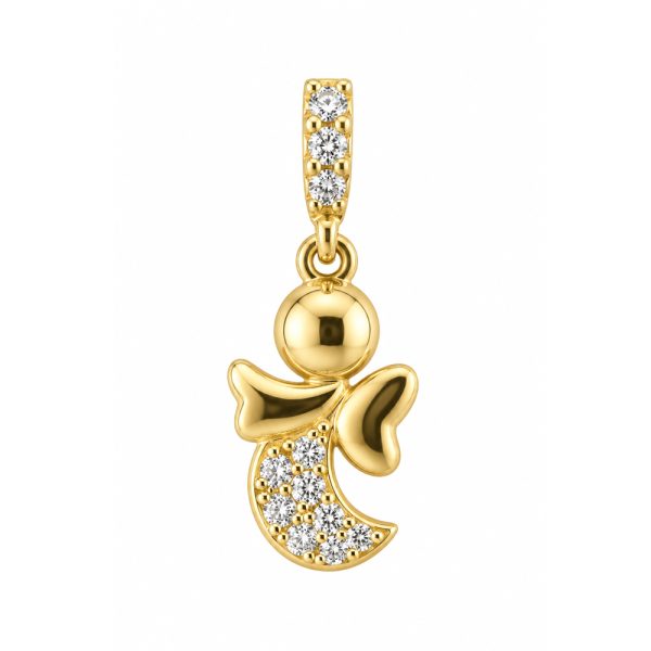 Златна висулка Ангел Guardian Angel | GOLD ADDICTED