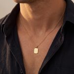 Персонализиран златен медальон ETERNA TAG