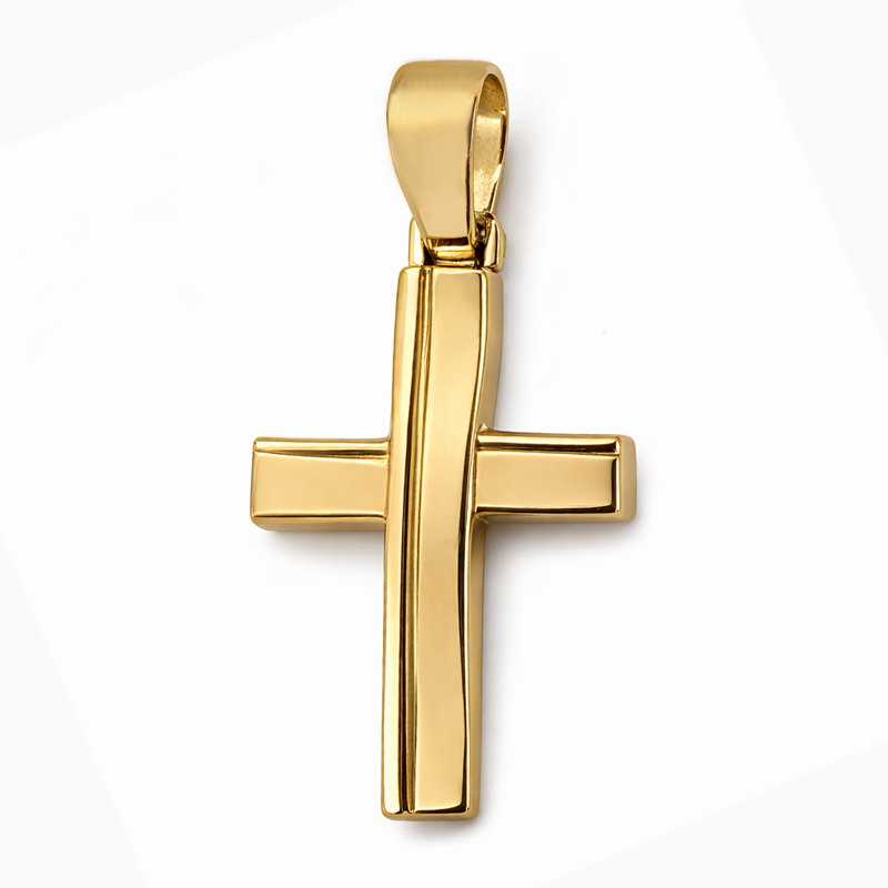 Златен  кръст Graceful Reflection