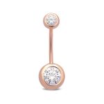 Пиърсинг розово злато LORA BELLY ROSE