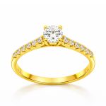 Пръстен от жълто злато ELENA 