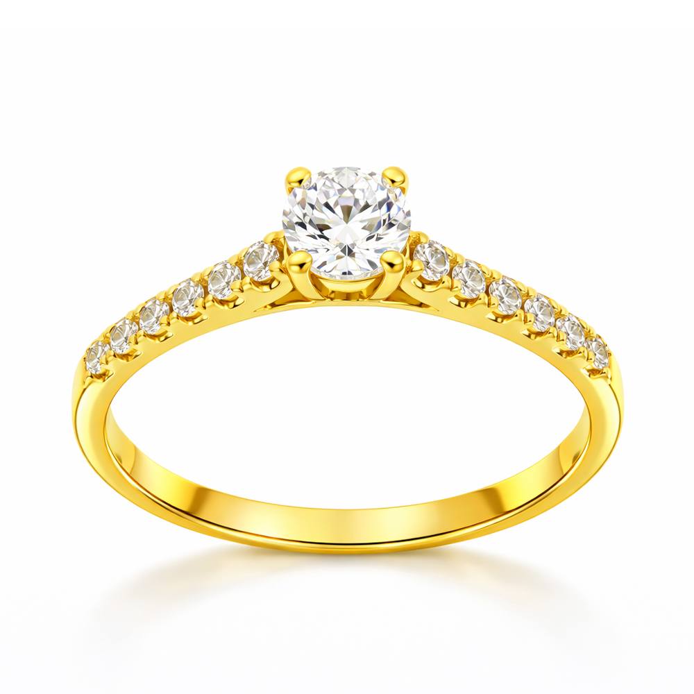 Пръстен от жълто злато ELENA 