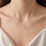Златно колие Solitaire Grace