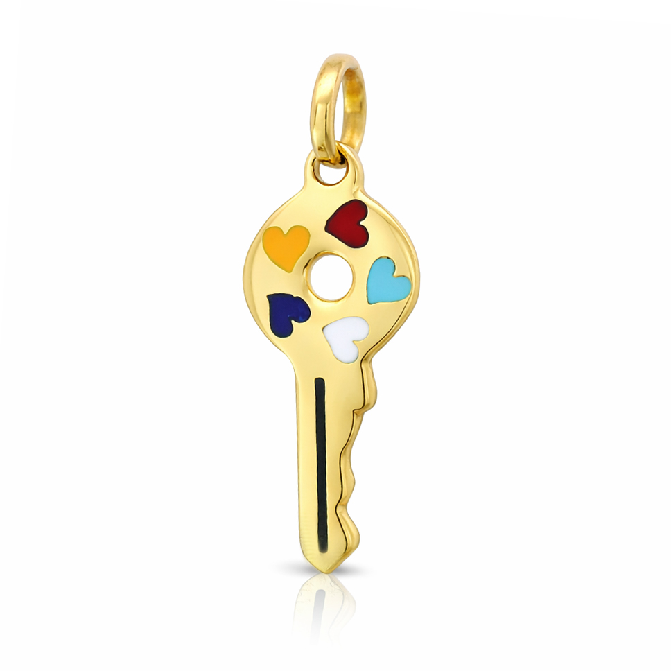 Златна висулка ключ