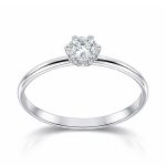 Годежен пръстен бяло злато Melissa