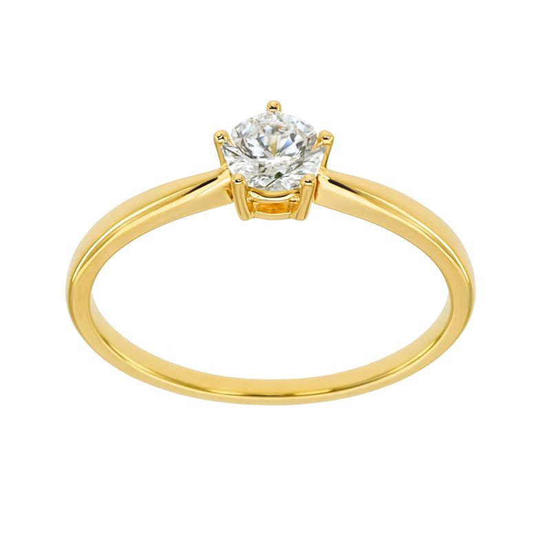 Годежен пръстен с един камък NIKOL