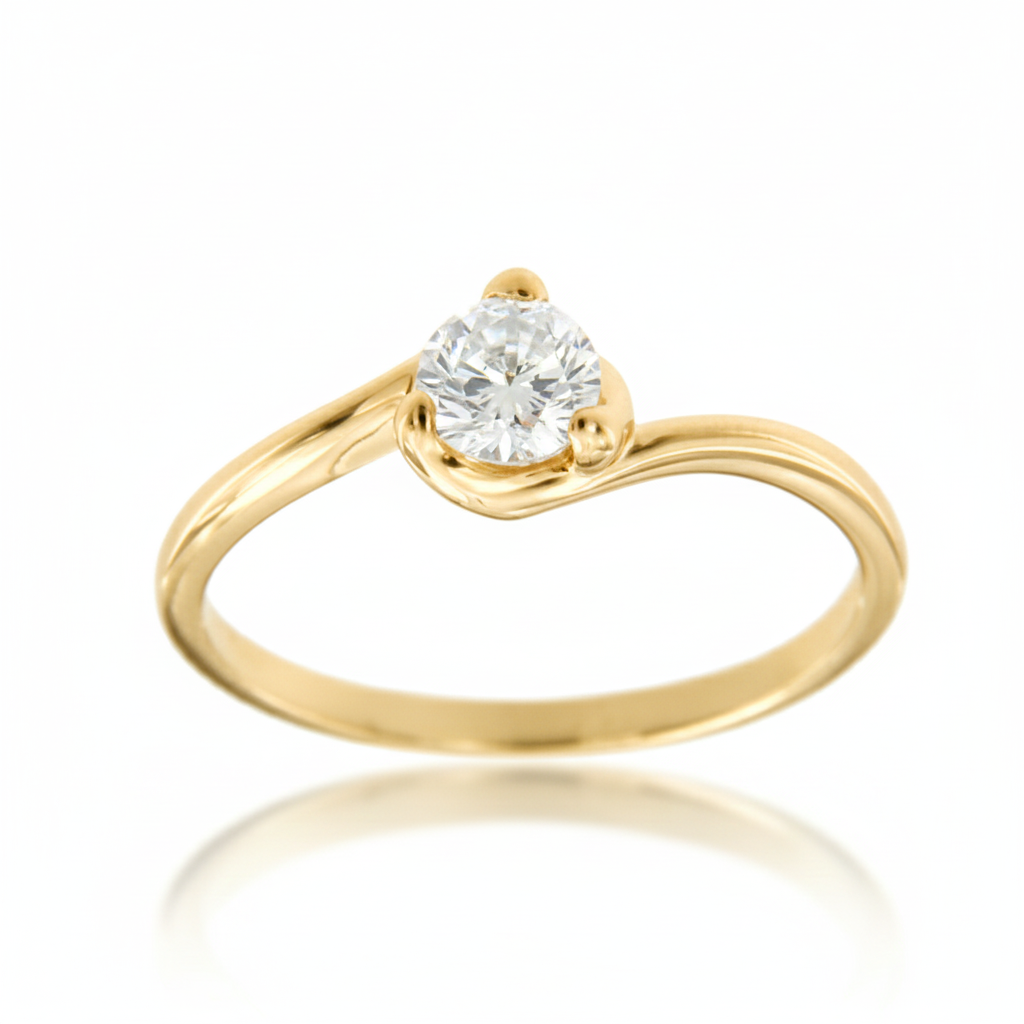 Годежен пръстен с един камък KLARA