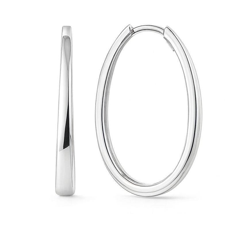 бяло злато халки елепса от бяло злато