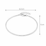 Гривна от бяло злато GOLD LINE